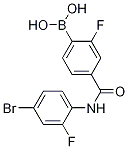 4-(4-BroMo-2-fluorophenylcarbaMoyl)-2-fluorobenzeneboronic acid, 97% CAS#: