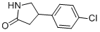 4-(4-Chlorophenyl)-2-pyrrolidinone CAS#: 22518-27-0