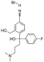 4-[4-(Dimethylamino)-1-(4-fluorophenyl)-1-hydroxybutyl]-3-(hydroxymethyl)benzonitrile hydrobromide CAS#: 103146-26-5