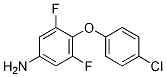 4-(4-chlorophenoxy)-3,5-difluoroaniline CAS#: 549547-33-3