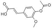 4-ACETOXY-3-METHOXYCINNAMIC ACID CAS#: 2596-47-6