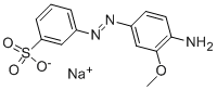 4-Amino-3-methoxyazobene-3'-sulfonic acid sodium salt CAS#: 6300-07-8