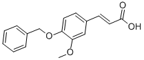 4-BENZYLOXY-3-METHOXYCINNAMIC ACID CAS#: 7152-95-6