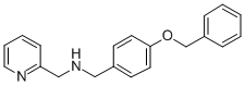 (4-BENZYLOXY-BENZYL)-PYRIDIN-2-YLMETHYL-AMINE CAS#: 680185-70-0