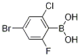 4-BroMo-6-chloro-2-fluorophenylboronicacid CAS#: