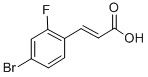 4-Bromo-2-fluorocinnamic acid CAS#: 149947-19-3