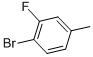 4-Bromo-3-fluorotoluene CAS#: 452-74-4