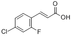 4-CHLORO-2-FLUOROCINNAMIC ACID CAS#: 202982-65-8