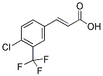 4-CHLORO-3-(TRIFLUOROMETHYL)CINNAMIC ACID CAS#: 257872-87-0