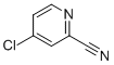 4-CHLORO-PYRIDINE-2-CARBONITRILE CAS#: 19235-89-3
