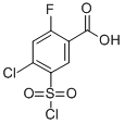 4-Chloro-5-(chlorosulfonyl)-2-fluorobenzoic acid CAS#: 56447-54-2