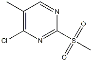 4-Chloro-5-methyl-2-(methylsulfonyl)pyrimidine CAS#: 325780-94-7