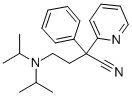 4-(DIISOPROPYLAMINO)-2-PHENYL-2-(2-PYRIDYL)-BUTYRONITRILE CAS#: 5005-46-9