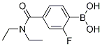 4-DiethylcarbaMoyl-2-fluorobenzeneboronic acid, 97% CAS#: