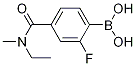 4-[Ethyl(Methyl)carbaMoyl]-2-fluorobenzeneboronic acid, 97% CAS#: