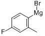 4-FLUORO-2-METHYLPHENYLMAGNESIUM BROMIDE CAS#: 30897-90-6