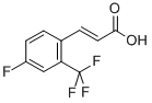 4-FLUORO-2-(TRIFLUOROMETHYL)CINNAMIC ACID CAS#: 243977-21-1