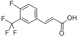 4-FLUORO-3-(TRIFLUOROMETHYL)CINNAMIC ACID CAS#: 239463-90-2