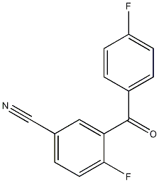 4-Fluoro-3-[(4-fluorophenyl)carbonyl]benzenecarbonitrile CAS#: 395100-11-5