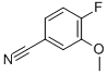 4-Fluoro-3-methoxybenzonitrile CAS#: 243128-37-2