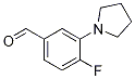 4-Fluoro-3-pyrrolidinobenzaldehyde CAS#: 1197193-31-9