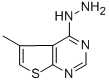 4-HYDRAZINO-5-METHYLTHIENO[2,3-D]PYRIMIDINE CAS#: 19786-56-2