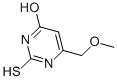4-HYDROXY-6-METHOXYMETHYLPYRIMIDINE-2-THIOL CAS#: 175205-07-9