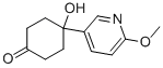 4-Hydroxy-4-(6-methoxypyridin-3-yl)cyclohexanone CAS#: 708273-57-8