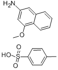 4-METHOXY-2-NAPHTHYLAMINE P-TOLUENESULFONATE SALT CAS#: 53863-75-5