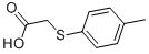 4-METHYL PHENYL THIOACETIC ACID CAS#: 3996-29-0