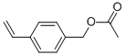 4-VINYLBENZYL ACETATE CAS#: 1592-12-7