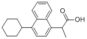 4-cyclohexyl-alpha-methylnaphthalene-1-acetic acid CAS#: 71109-09-6