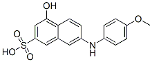 4-hydroxy-7-[(4-methoxyphenyl)amino]naphthalen-2-sulphonic acid CAS#: 118-51-4