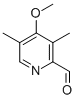 4-methoxy-3,5-dimethylpicolinaldehyde CAS#: 110464-72-7