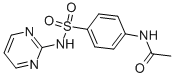 4'-(pyrimidin-2-ylsulphamoyl)acetanilide CAS#: 127-74-2