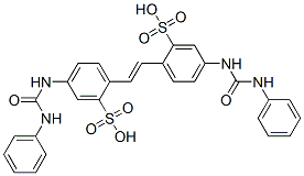 4,4'-bis(3-phenylureido)-2,2'-stilbenedisulphonic acid CAS#: 25738-35-6