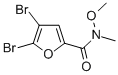 4,5-DIBROMO-N-METHOXY-N-METHYL-2-FURANCARBOXAMIDE CAS#: 502639-02-3