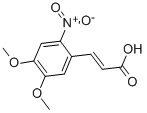 4,5-DIMETHOXY-2-NITROCINNAMIC ACID CAS#: 20567-38-8