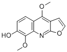 4,8-Dimethoxyfuro[2,3-b]quinolin-7-ol CAS#: 5876-17-5