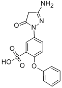 5-(3-AMINO-5-OXO-2-PYRAZOLIN-1-YL)-2-PHENOXYBENZENESULFONIC ACID CAS#: 30479-81-3