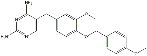 5-[3-Methoxy-4-(4-methoxy-benzyloxy)-benzyl]-pyrimidine-2,4-diamine CAS#: 870483-87-7