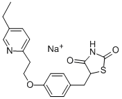 5-[4-[2-(5-Ethyl-2-pyridyl)ethoxy]benzyl]-2,4-thiazolidinedione CAS#: 105390-47-4