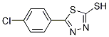 5-(4-Chlorophenyl)-1,3,4-thiadiazole-2-thiol, 96% CAS#: 63857-85-2
