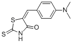 5-(4-DIMETHYLAMINOBENZYLIDENE)RHODANINE CAS#: 536-17-4