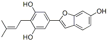 5-(6-Hydroxybenzofuran-2-yl)-2-(3-methyl-2-butenyl)-1,3-benzenediol CAS#: 69120-06-5