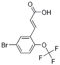 5-BROMO-2-(TRIFLUOROMETHOXY)CINNAMIC ACID CAS#: 1381952-88-0
