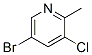 5-BROMO-3-CHLORO-2-METHYLPYRIDINE CAS#: 914358-72-8