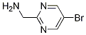 5-Bromo-2-pyrimidinemethanamine CAS#: 1240783-02-1