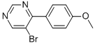 5-Bromo-4-(4-methoxyphenyl)pyrimidine CAS#: 941294-41-3