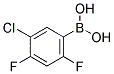 5-CHLORO-2,4-DIFLUOROPHENYLBORONIC ACID CAS#: 1073354-65-0